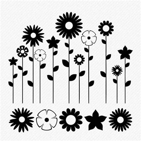 Download 771+ Free Flower SVG Files for Silhouette Crafts